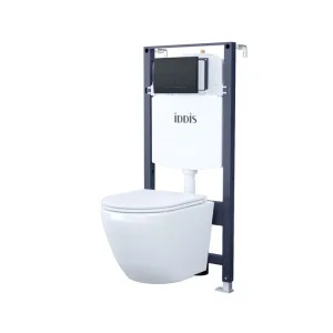 Комплект инсталляции (3 в 1) "Basic" (унитаз с крышкой+инсталляция+кнопка) BASB020i73 (Iddis) *1