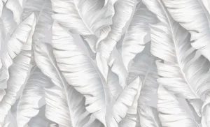 Обои компакт-винил Santiago 60430-04 1,06х10м листья серые