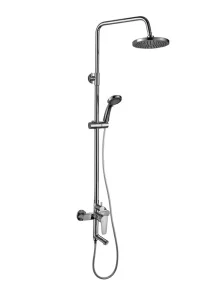 Душевой набор с верх. тропическим душем 1 реж. и руч. душем 5 реж. Rossinka S35-46