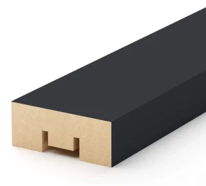 Рейка интерьерная МДФ Stella Бриона Black Edition 16х40х2700мм