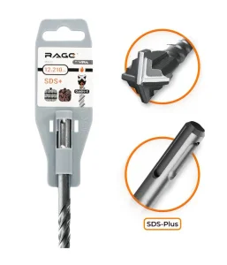 Бур по бетону 12х210мм SDS-plus Quadro-X RAGE by VIRA 566221 *1