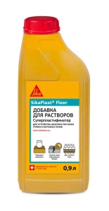Добавка для строительных растворов пластификатор Sika Mix Plus 0,9 л