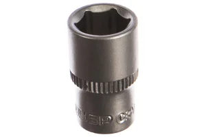 Головка торцевая 6-гранная 1/4 10мм сталь Cr-V Flank Зубр Мастер 27715-10