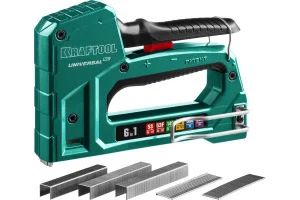 Степлер алюминиевый универс. 6-в-1: 53 (A/10/JT21) 23GA (6-14 мм)/140 (G/11/57) 20GA (8-14 мм)/13/53