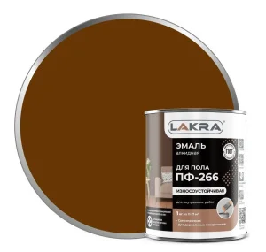 Эмаль ПФ-266 Лакра 0007797 желто-коричневый 1кг