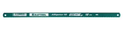Полотно для ножовки по металлу 300мм  Alligator-18  TPI 18 биметаллическое гибкое KRAFTOOL 15942-18