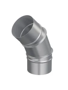 Отвод D160 на 45° для круглых воздуховодов оц.сталь (Era pro) *1