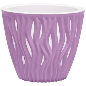 Кашпо д/цветов пласт. "Вдохновение" 3л лаванда КШ-5423 (La Decoro) *1