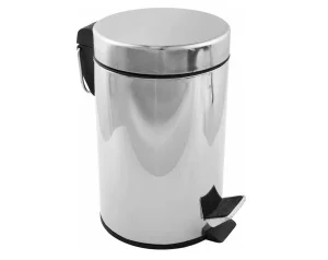 Ведро для мусора с педалью 5л Fora H102 хром