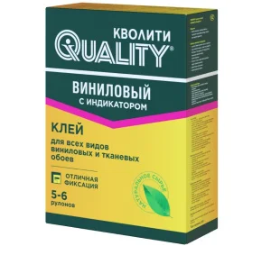 Клей для виниловых обоев с индикатором Кволити 200г