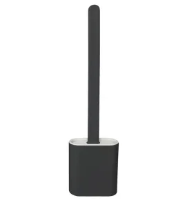 Ерш для туалета с подставкой Lite силикон Kleber KLE-LT090BL