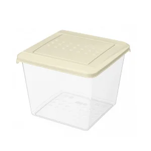 Контейнер для продуктов "Asti" квадратный 1,0л (светло-бежевый)