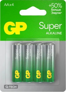 Элемент питания алкал. АА LR6 15AA21-2CRSBC4 упак-4шт GP