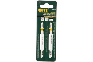 Пилки для лобзика по дереву 2х67х91мм HCS фрезерованные волнистые зубья уп-2шт Т119В Fit 40936 *1