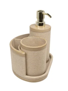 Набор аксессуаров для ванной комнаты "Джессика" бежевый полирезина 106698 (Zenfort) *1