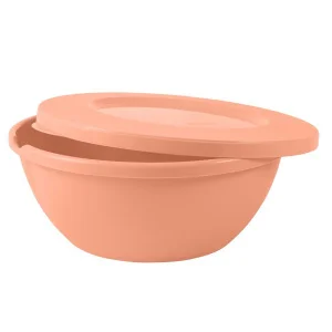 Миска с крышкой HELSINKI 2л персиковая карамель