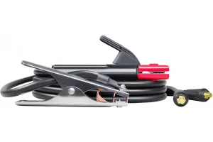 Комплект сварочных кабелей КГ1х25 1.5+2 м 25 кв. мм, электрододержатель зажим Foxweld 3372 *1/10