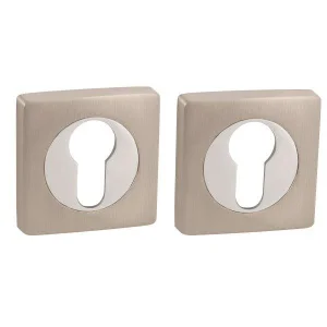 Накладка под цилиндр Ajax ET.K.JK51 (ET JK) SN/CP-3 мат.никель/хром 41389 *1