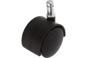 Колесо мебельное поворот. пластик, черн, штифт М11, D50, б/т - пакет Tech-Krep 151195 *1