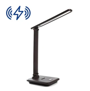 Светильник настольный DE1728 25W 3000-6000К 100-240V коричневый 41451 (Feron) *1