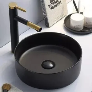 Раковина накладная COMFORTY 9111MB черная матовая *1