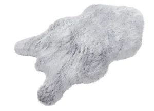 Коврик меховой шкура SHAHINTEX 50х88см голубая норка 23 *1