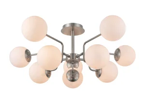 Светильник потолочный LV 9416/10 Оттава Никель Е27 60W Ø800 H310мм