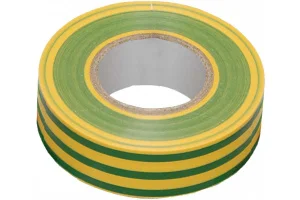 Изолента ПВХ 0,13мм*19мм*20м желто-зеленая *1/60