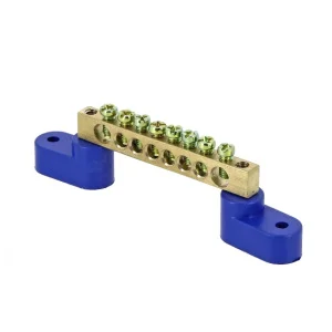 Шина нулевая на DIN-изоляторе 6х9мм (8 отверстий) PROxima sn0-63-08-2-r EKF