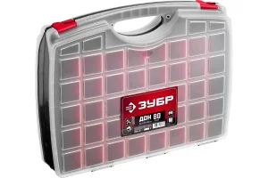 Органайзер пластиковый Дон-80 425х330х85мм двухсторонний с 80 ячейками Зубр 38036-80 *1