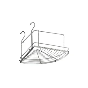 Полка угловая большая, хром YJ-G301