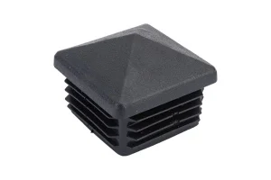 Заглушка внутренняя для трубы 60х60 мм домик, черн.пластик, (4 шт) - пакет Tech-Krep 155032 *1