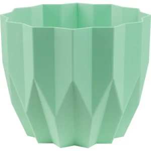 Кашпо д/цветов пласт. "Геометрия" 5,8л мята КШ-5821 (La Decoro) *1