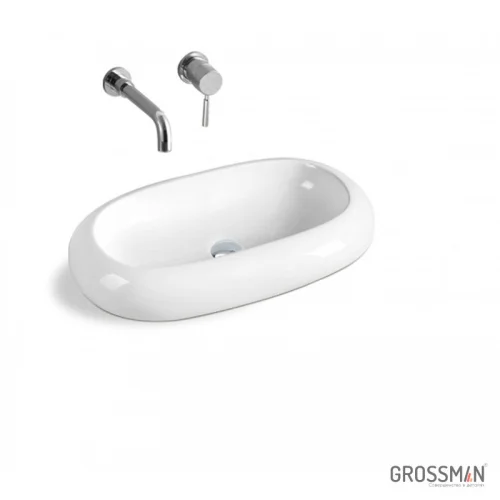 Раковина накладная GR-3011 640х440мм (Grossman)  1