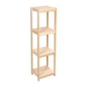 Стеллаж - этажерка 32х29х119см липа Банные штучки 32713