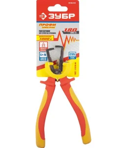 Пассатижи 160 мм для зачистки проводов Зубр Профиэлектрик Профессионал 22145-9-16 *1