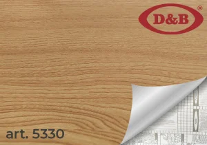 Пленка самоклеящаяся D&B 0,45*8м  дерево светлое 5330 *1/20