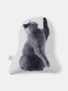 Подушка Этель "Playful cat" 40х33 см, 100% п/э, велюр 10864244