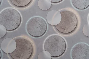 Обои горячего тиснения Артекс 10,05х1,06м Пульсар/декор серый 11285-02 *1/6