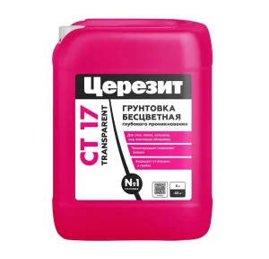 Грунтовка Церезит СТ-17 Transparent 5л