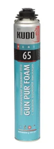 Пена монтажная ПРОФ полиуретановая всесезонная KUDO HOME 65 (KUPHP10U65) *1/12/768