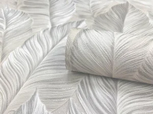 Обои компакт-винил Samui 60722-04 1,06х10м листья бежевые