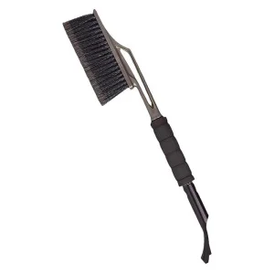 Щетка автомобильная со съемным скребком 58 см 'Spin&Clean Techno' серый (ПР)