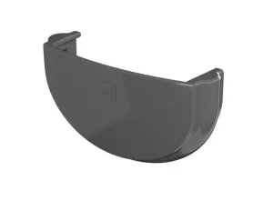 Заглушка желоба ТН ОПТИМА D120/80мм серая 128176