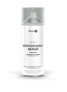 Эмаль аэрозольная Elcon белоснежный белый 520мл