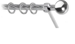 Наконечник Ø16мм 124 Шар малый, ХРОМ *1