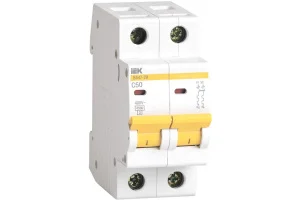 Выключатель автоматический модульный 2п C 50А 4.5кА ВА47-29 MVA20-2-050-C IEK