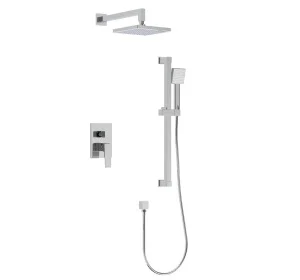 Душевой набор без излива с верх. тропическим душем 1 реж. и руч. душем 1 реж. Rush Thira TR3635-41