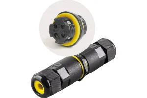 Соединитель-коннектор для проводов трехконтактный водонепроницаемый LD519 STEKKER *1