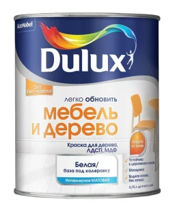 Краска Dulux Мебель и дерево BС 0,75 л